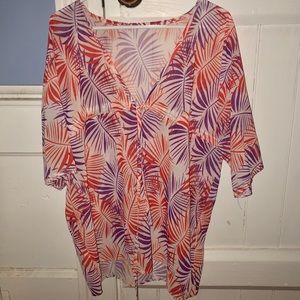 Tropical Beach Cover Up